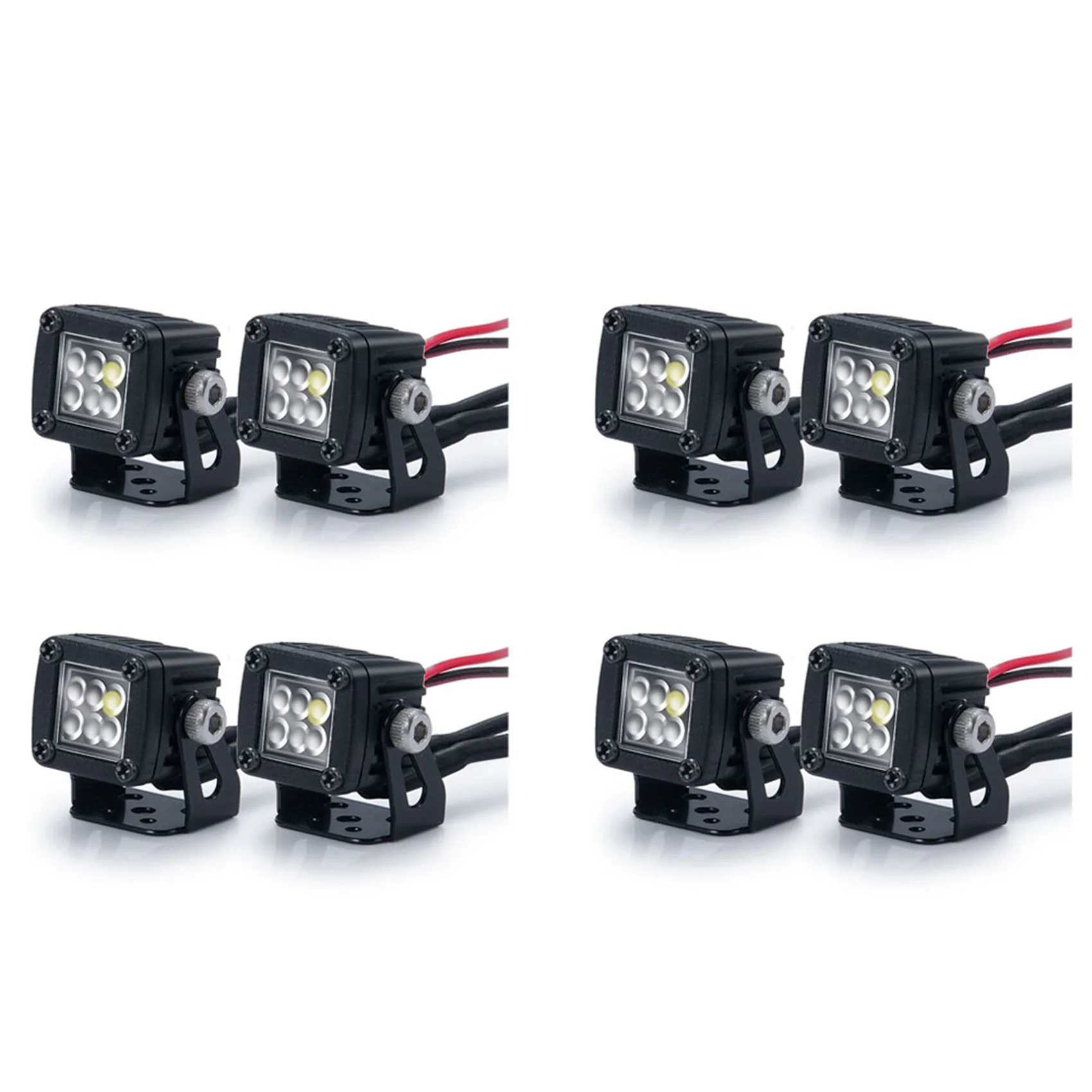 AS96-8X модифицированные фары, прожекторы, верхние фары автомобиля, бамперные фары для AXIAL SCX10 JEEP TRAXXAS TRX4 TRX6 1/10, B