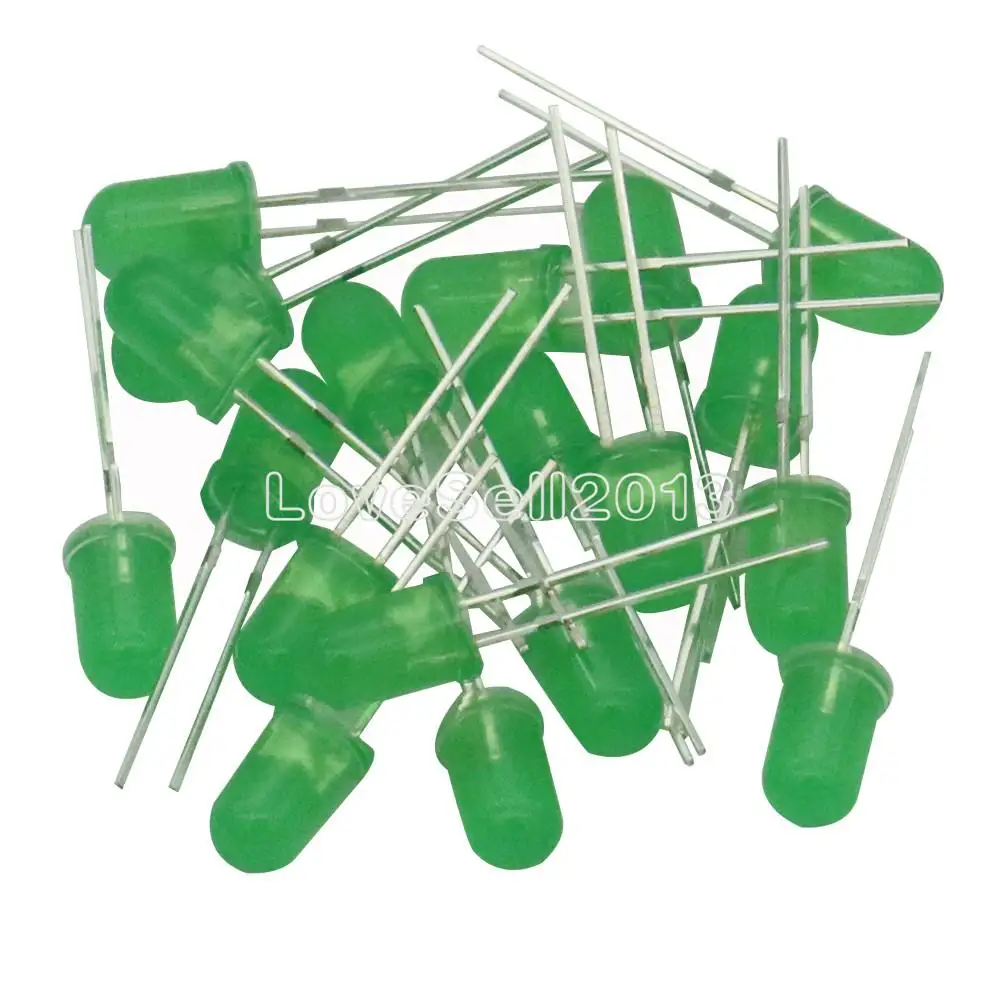

100Pcs F5 5MM GREEN COLOR GREEN LIGHT Super Bright For arduino