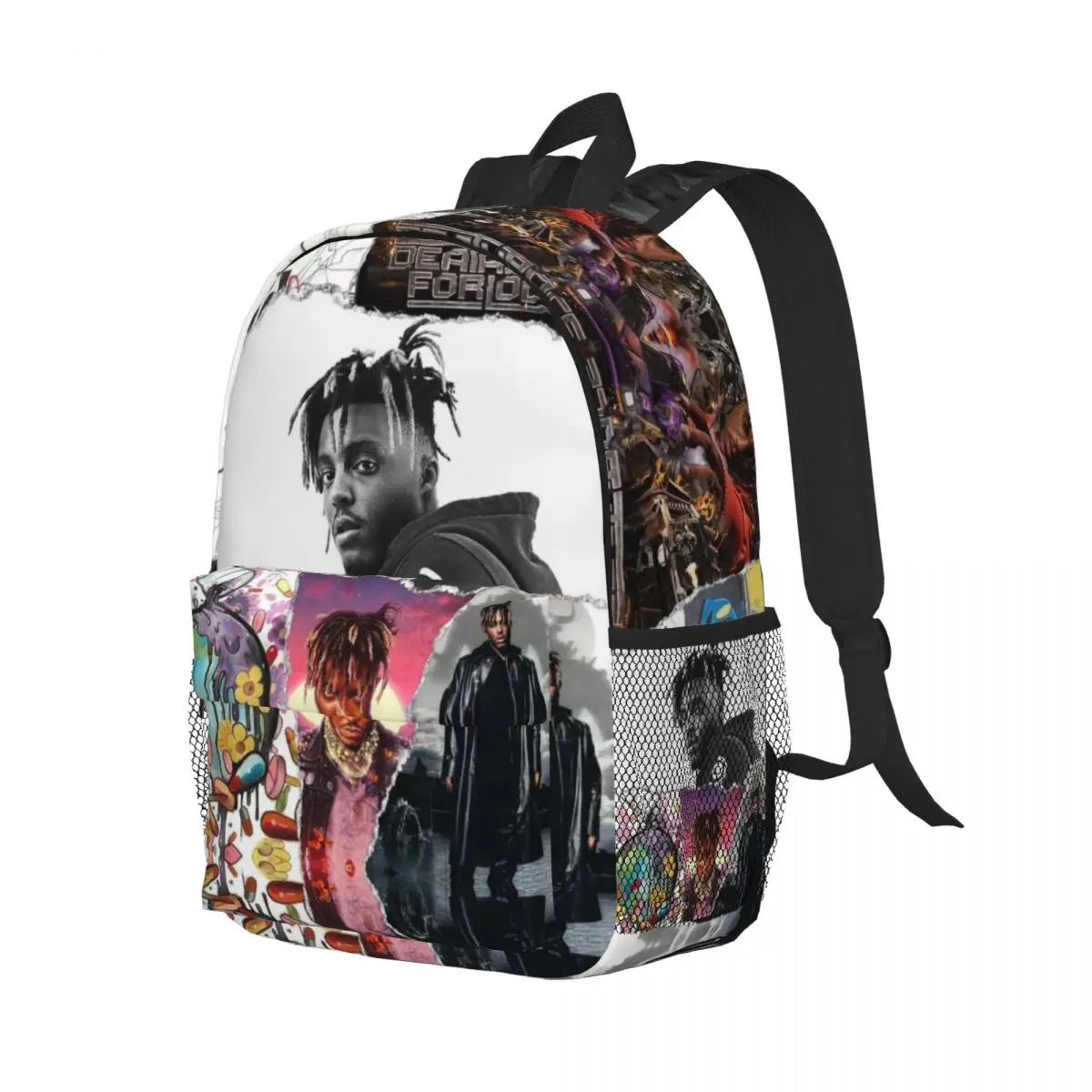 Juice WRLD For Girls Boys Large Capacity Student Backpack Lightweight waterproof Backpack 15in