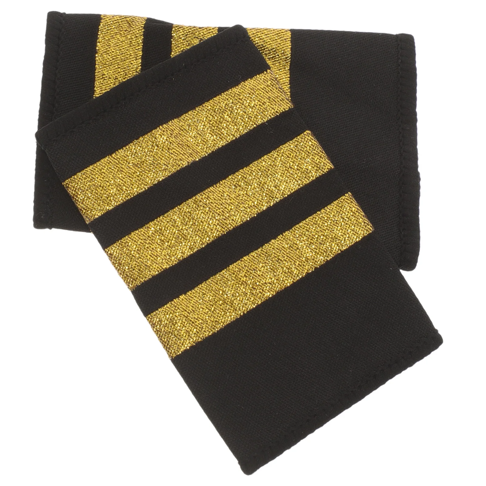 1 زوج الذهب الكتف كتاف الطيار موحدة الكتفيات دائم الرجال الكتفيات ل زي الديكور خمر الطيار الملحقات #5