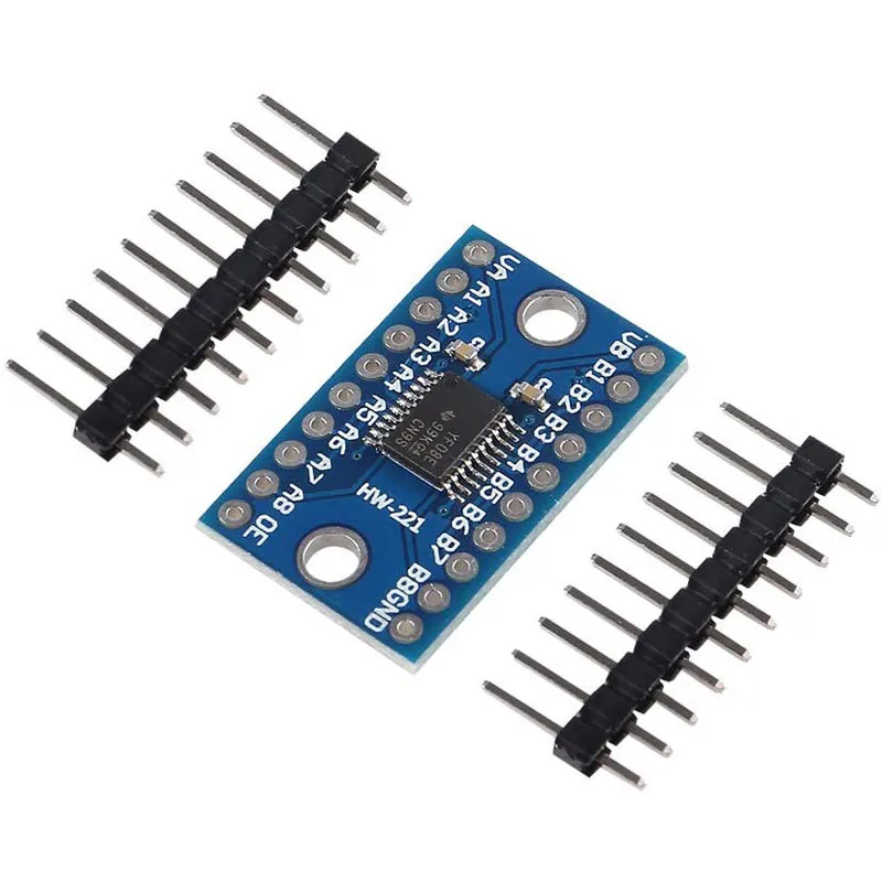 Convertidor de nivel lógico TXS0108E de 8 canales, bidireccional, de alta velocidad, Duplex, 3,3 V, 5V, para Arduino Raspberry Pi