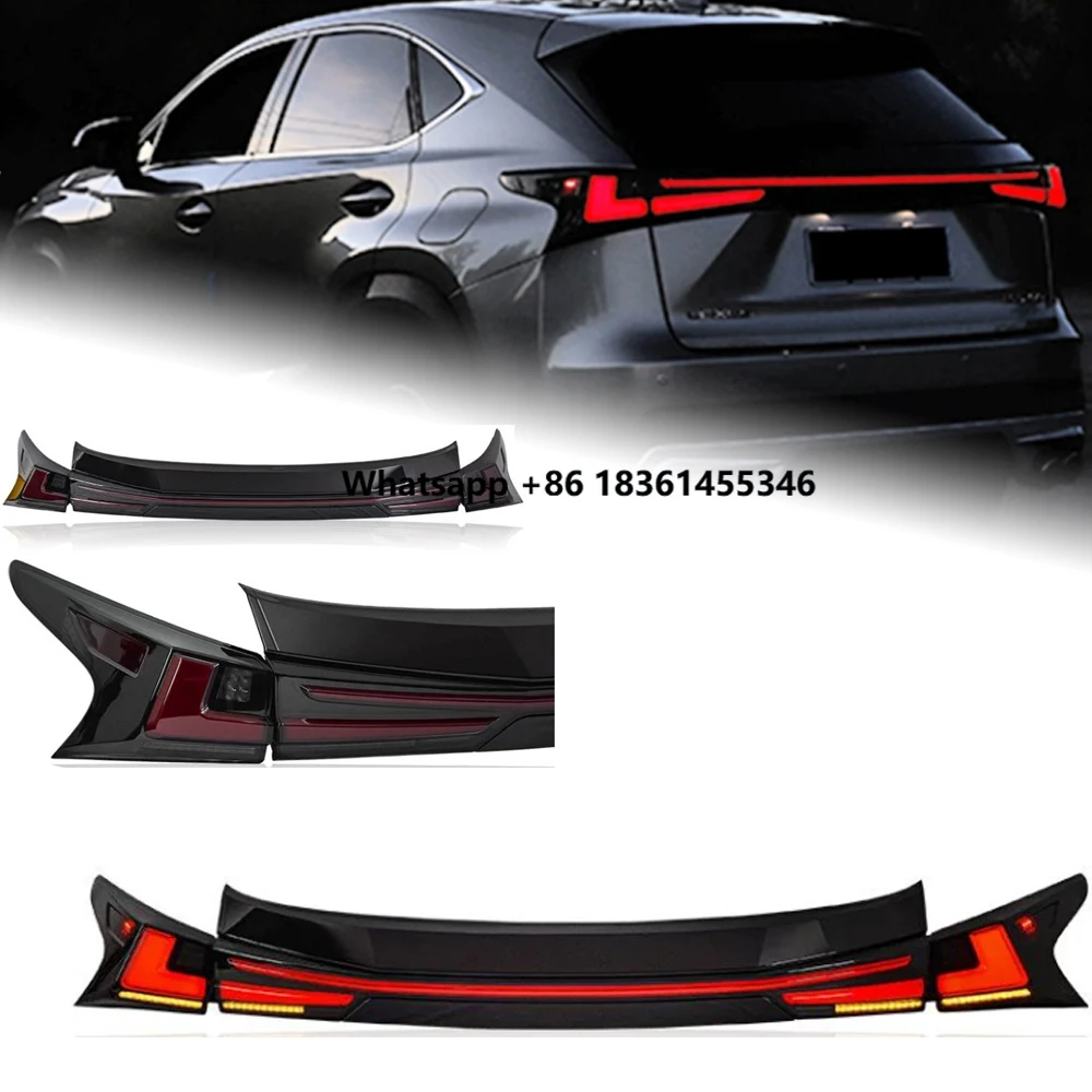

AKD Car Styling for NX200t NX Tail Lights 2015-2021 NX300h NX200 LED Tail Lamp DRL Dynamic Signal Reverse auto Accessories