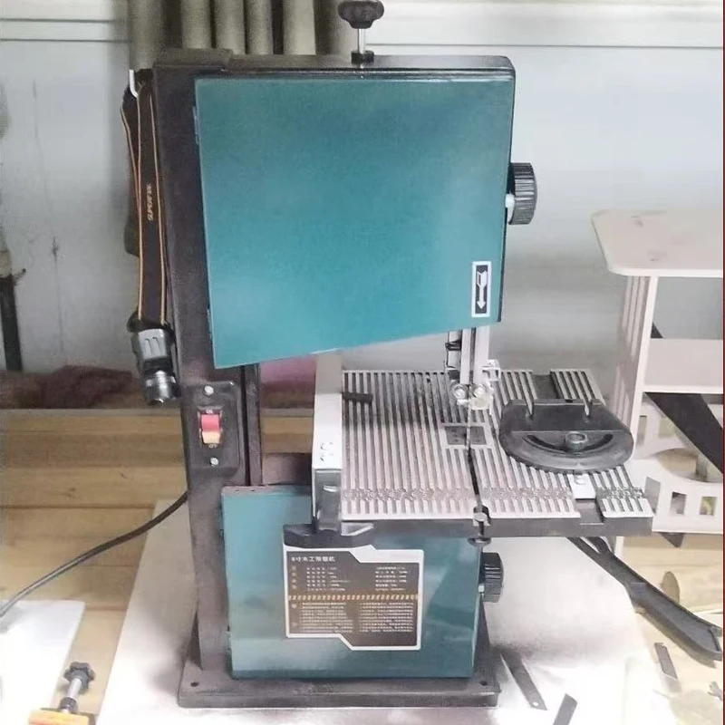 1400R/min Table Woodworking Curve Saw Multifunctional Woodworking Tools 8 Inch Woodworking Band Saw Machine 220V