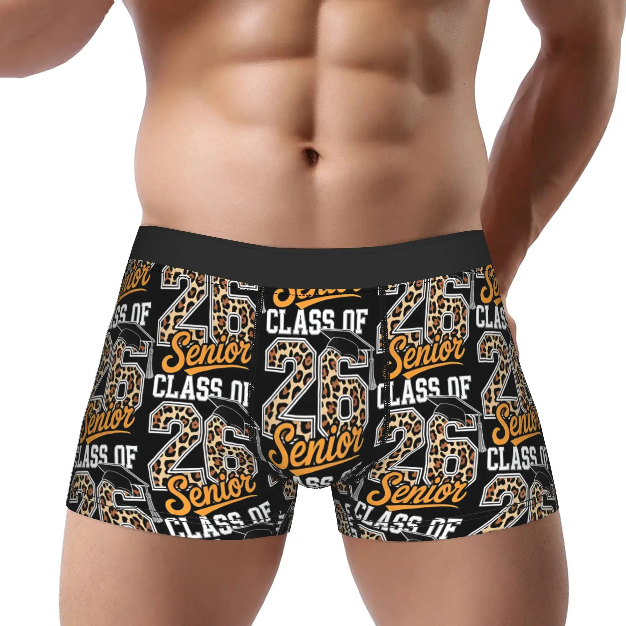 

Senior 26 Class Of 2026 Graduation Graduation in 2026 Underpants Breathbale Panties Male Underwear Print Shorts Boxer Briefs