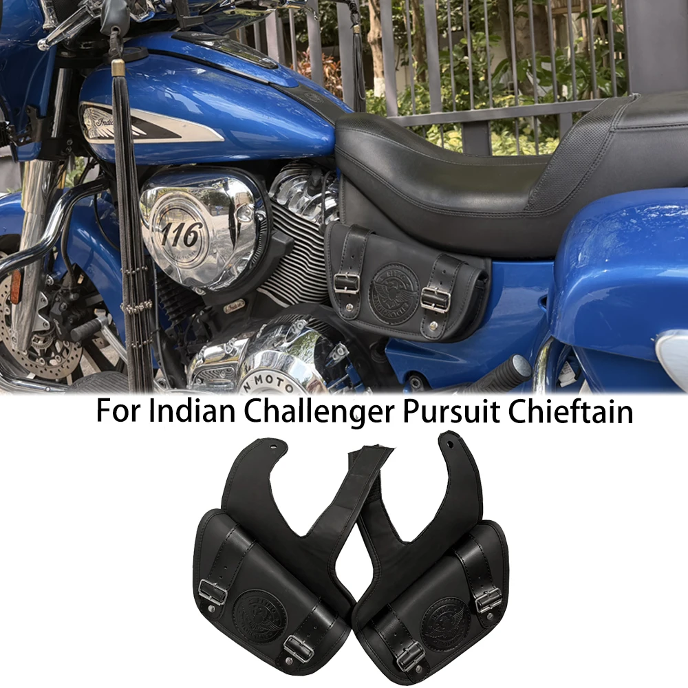 

Waterproof Motorcycle Side Tank Heat Shield Storage Bag For Indian Challenger Pursuit Chieftain Roadmaster Springfield 2020-2026