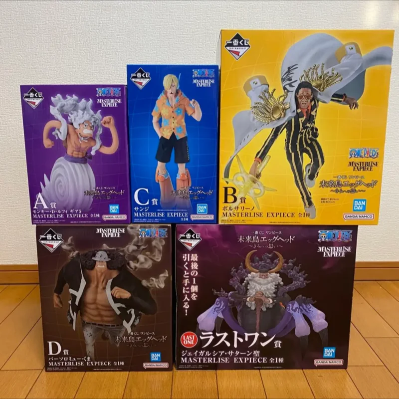

【100%Authentic】IN STOCK BANDAI SPIRITS Original Ichiban Kuji One Piece Miraijima Egghead Monkey D. Luffy Kizaru Sanji