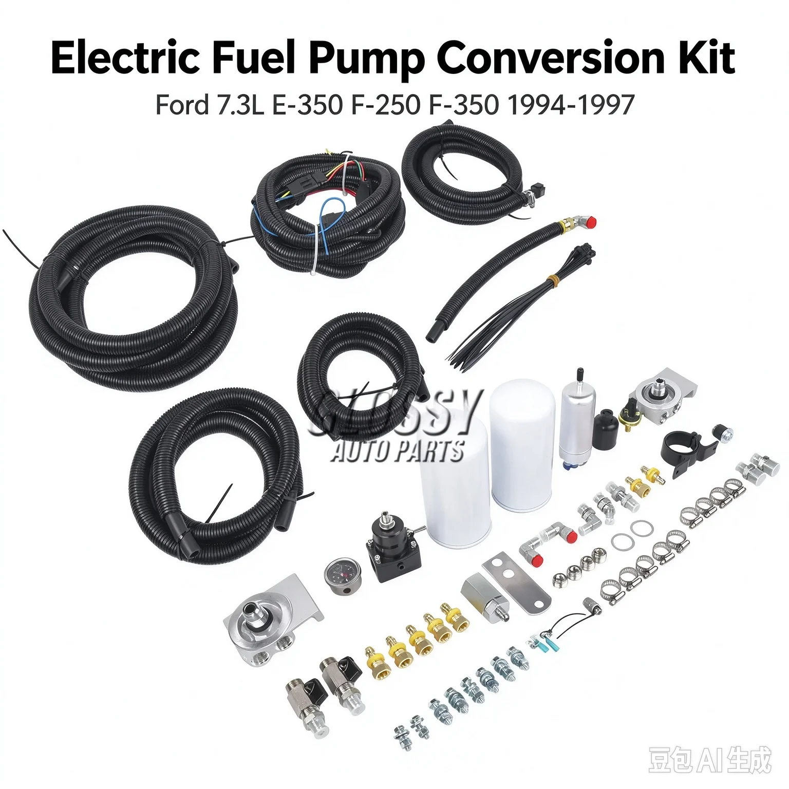 AP03 For 1994-97 OBS Ford 7.3L Powerstroke Complete Electric Fuel Pump Conversion Kit