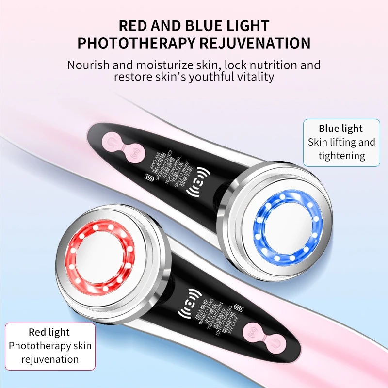 5 in 1 新デザイン 家庭用マッサージ器 フェイスマッサージ フェイシャルマシン 電動美容LEDデバイス フェイスリフティングマッサージャー