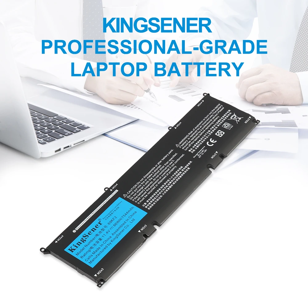 KingSener 69KF2 86WH 7544mAh Akku für DELL XPS 15 9500 9510 9520 9530 Precision 5550 5560 G15 5511 5520 5515 5521 G7 15 7500 – Detail 1