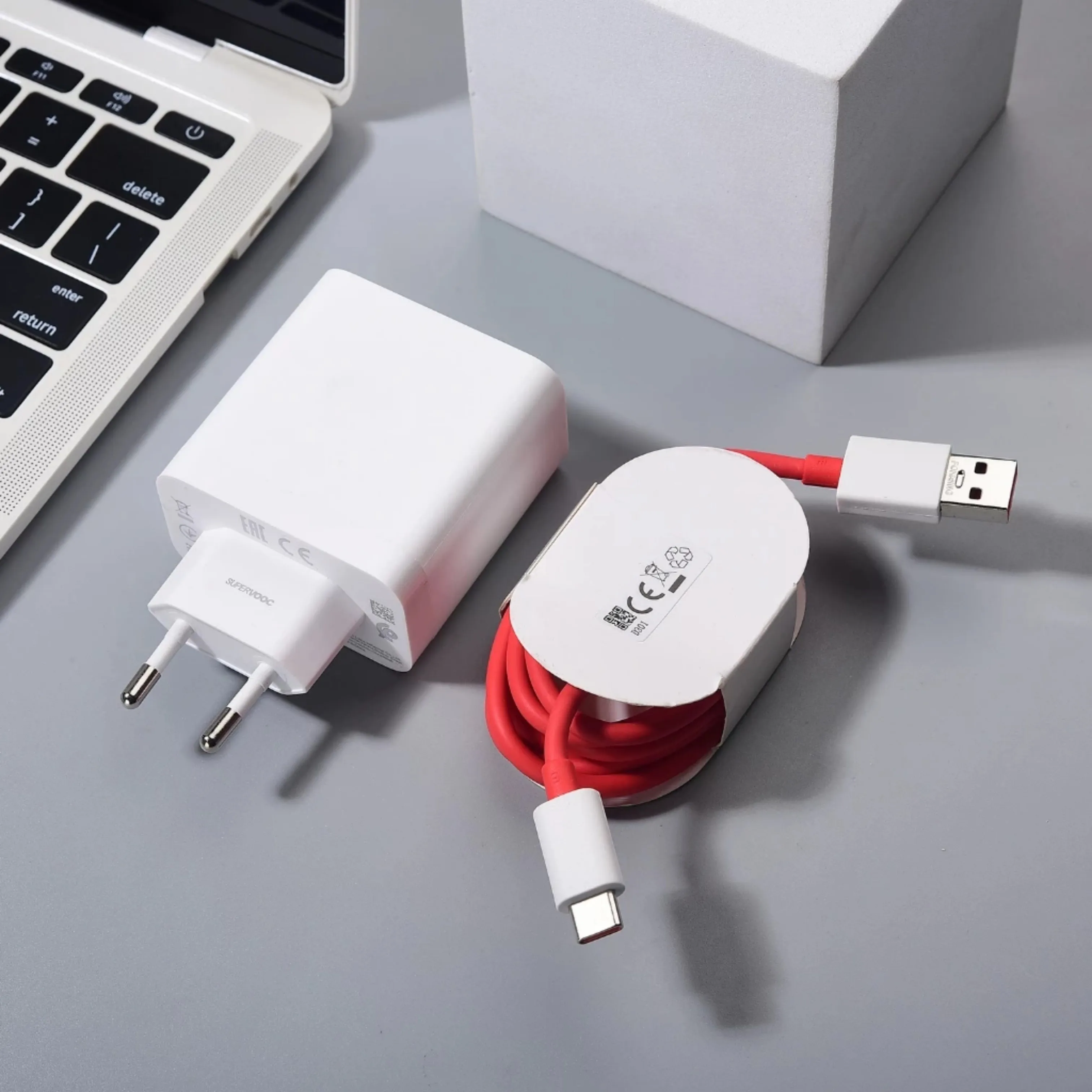 Oneplus 13 12 11 12R 11R 13R 100W SuperVOOC EU UK Charger Fast Charging Power Adapter USB C Cable For One Plus Ace 2 3 image 3
