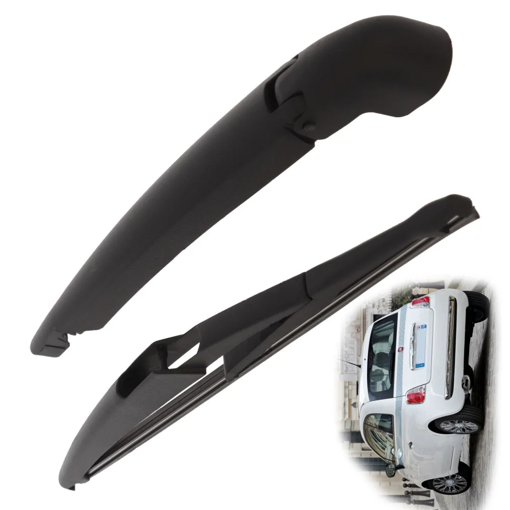 Rear Windscreen Wiper Arm & Blade Set 30 Cm 12 Inch For Fiat 500 Hatchback 2008-2020