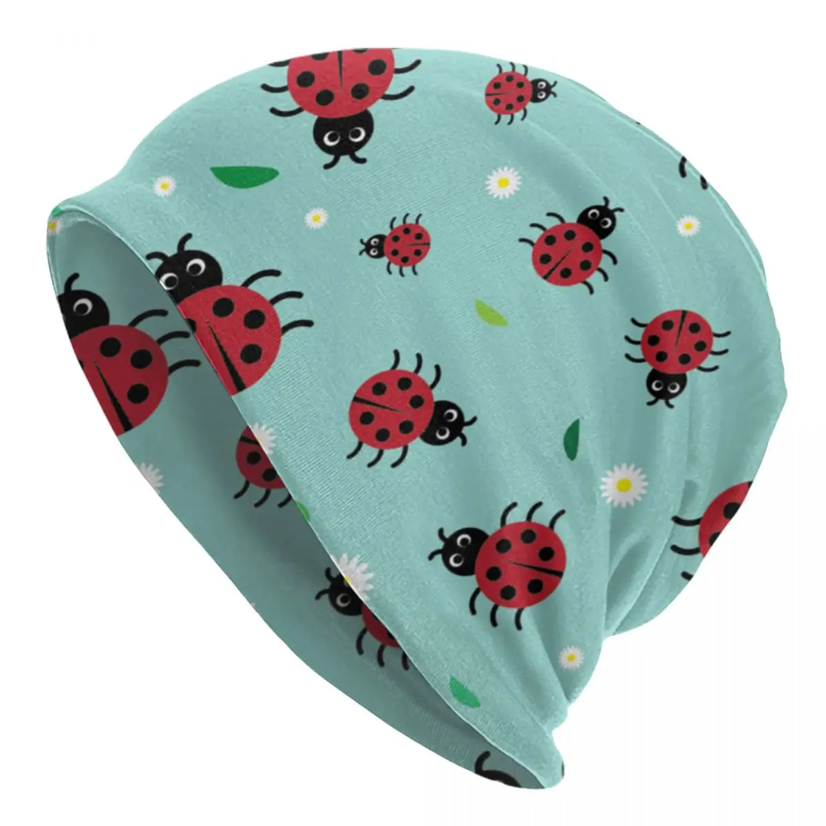 Ladybugs Gifts Animals Skullies Beanies Hat Autumn Winter Unisex Outdoor Cap Warm Multifunction Bonnet Knitted Hat