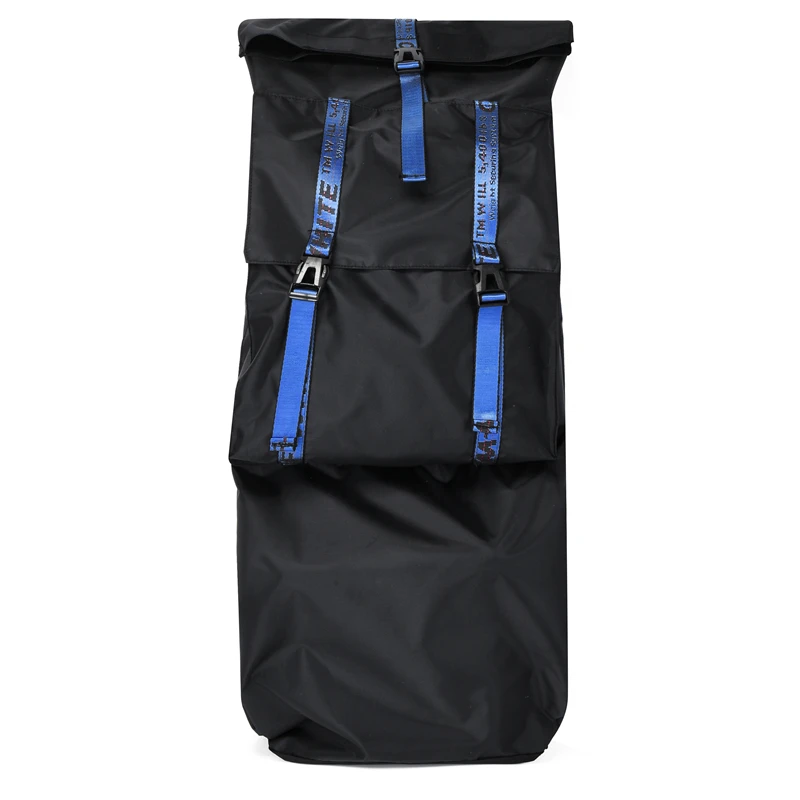 Waterproof Oxford Double Shoulder Skateboard Bag, Big Double Rocker Backpack, Land Surfboard Bag, Longboard Bag, 84*73cm
