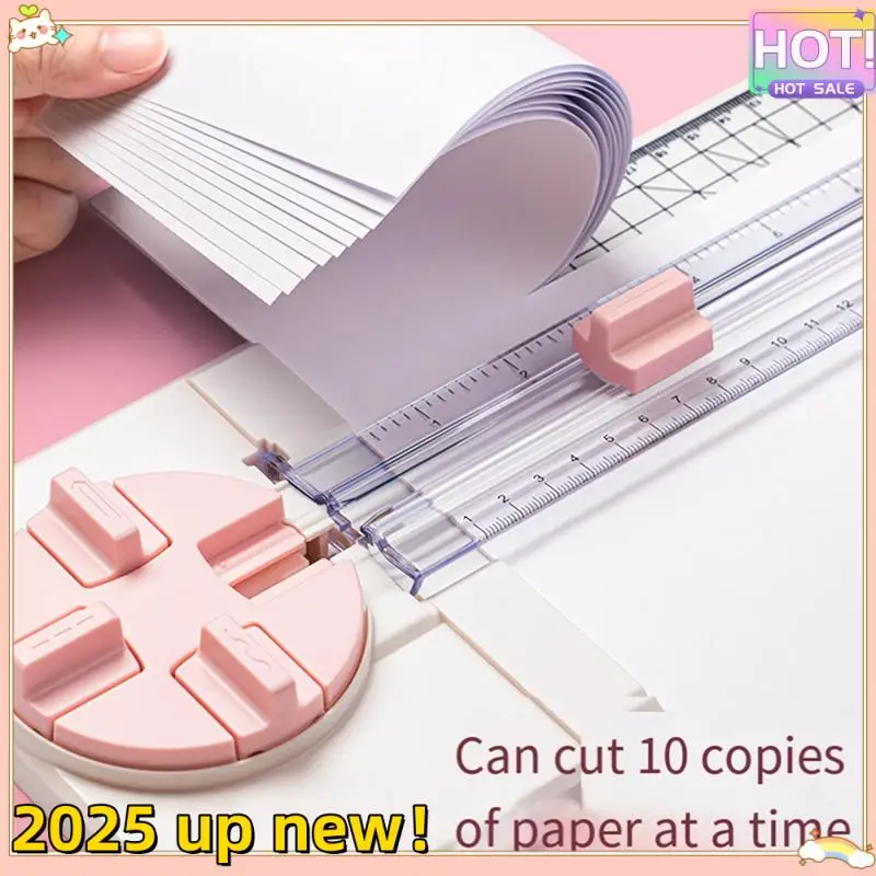 4-In-1 Paper Trimmer 12In Craft Paper Cutter For Multi-Function Scrapbooking Tool Blue