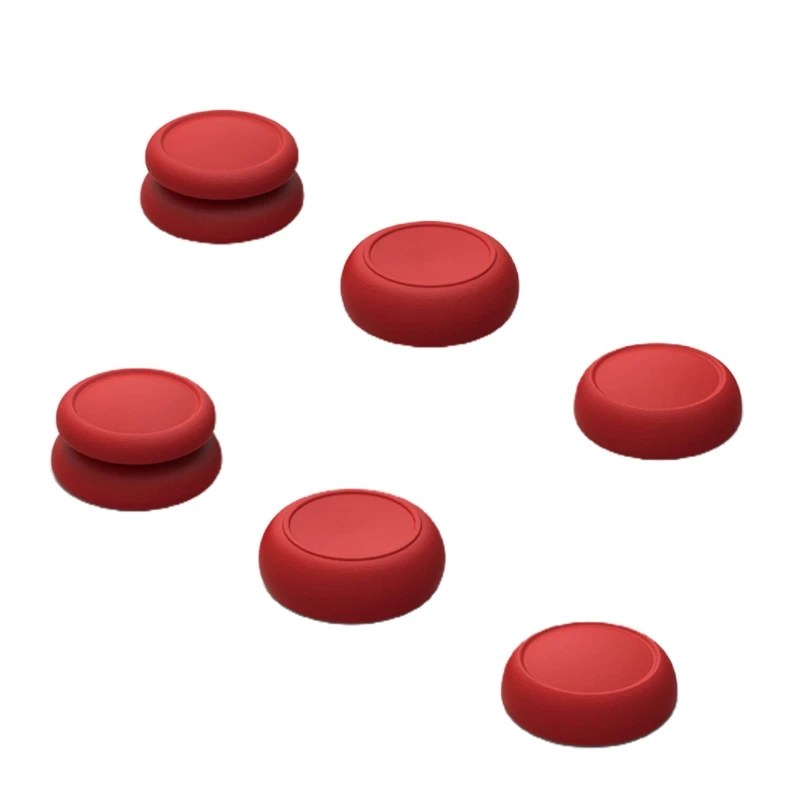 6 ชิ้น/เซ็ต Soft Thumb Grip จอยสติ๊กสำหรับ Lite Controller Thumbstick สำหรับกรณี