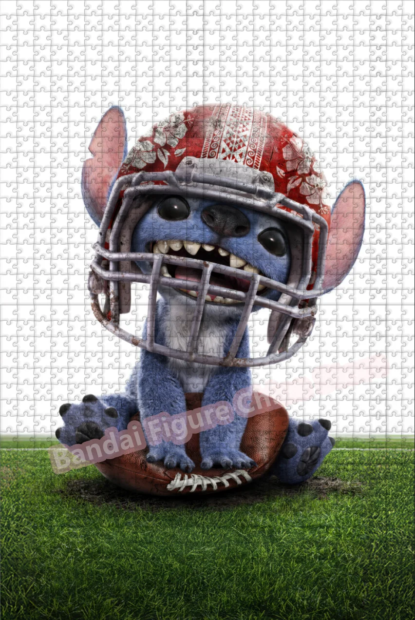 릴로와 스티치 새로운 시작 퍼즐 108/200/300/500/1000 조각 디즈니 영화 인쇄 직소 퍼즐 감압 장난감 선물