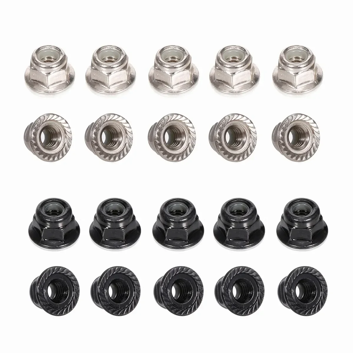 10 Stück Metall 4mm M4 Rad-Sicherungsmuttern für 1/10 Drift RC Auto Crawler Traxxas TRX4 TRX6 Axial SCX10 90046 AXI03007 Redcat MST
