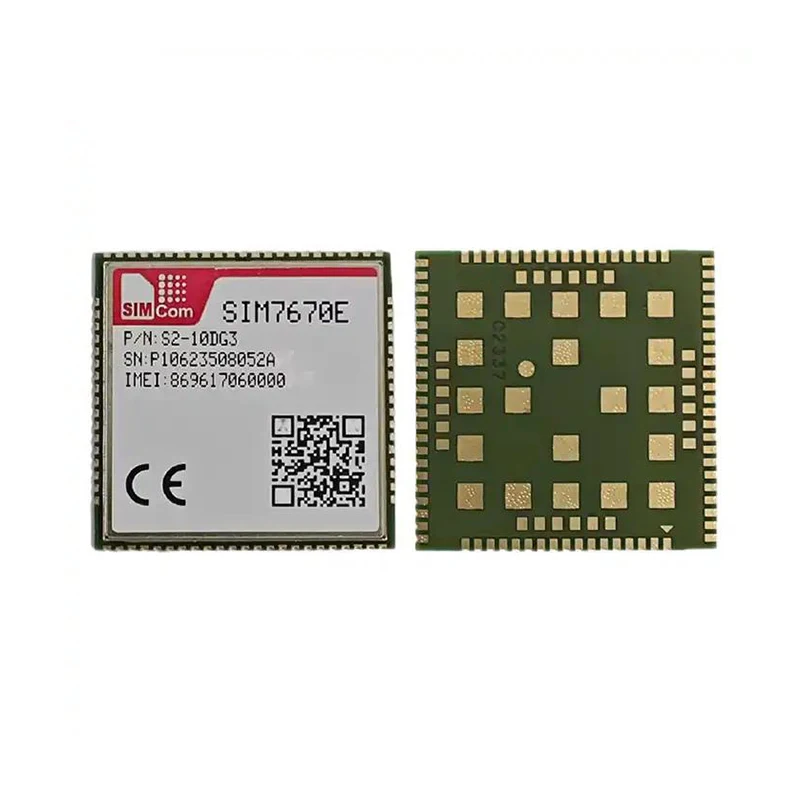 Módulo SIMCOM LTE Cat1, LCC + LGA, MNGV, B1, B3, B5, B7, B8, B20, Módulo, SIM7670E, SIM7670E-MNGV, B1, B5, B7, B8, B20