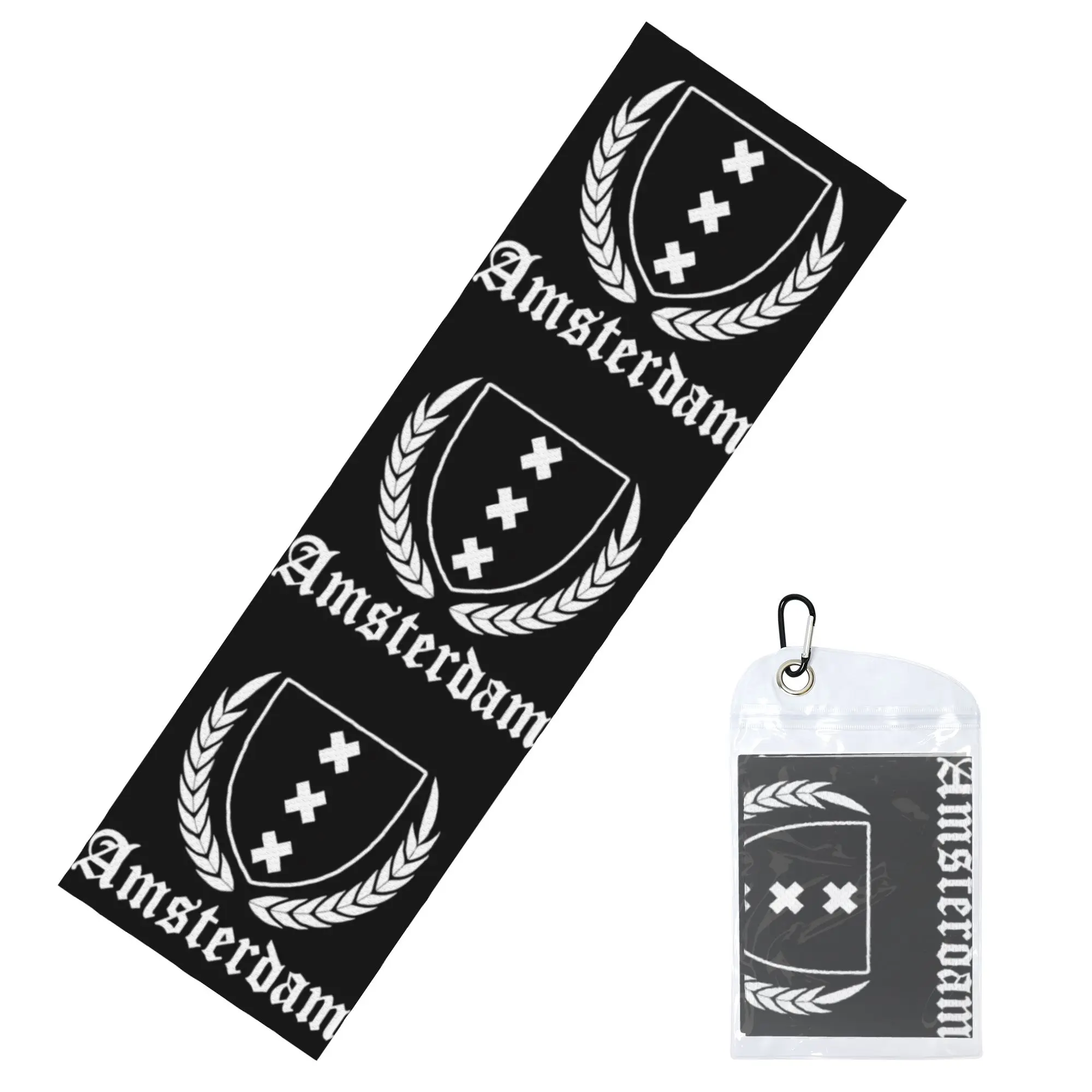 Flag of Amsterdam Netherlands Cold Exercise Towel Quick Dry Face Towel  Sports Towels
