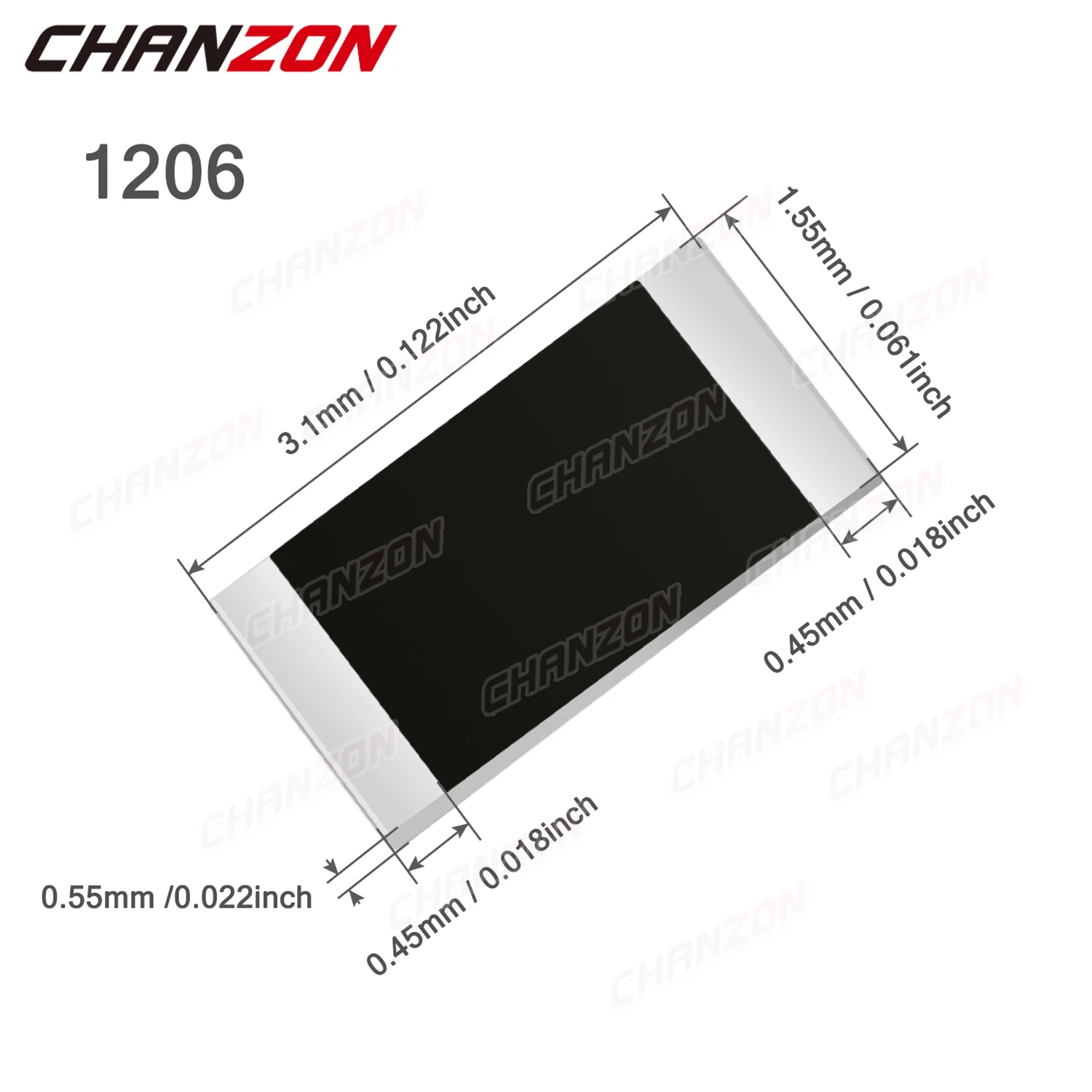 1206 1% High Precision SMD Resistor Kit 0 1 100 220 330 470 1K 4.7K 10K 20K 33K 43K 75K 82K Ohm 1/4W Resistance Assortment Set