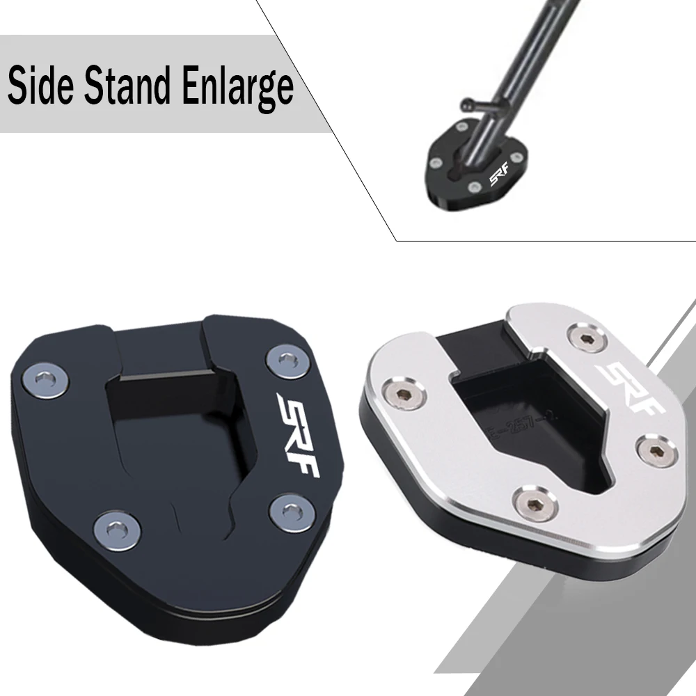 

For Zero SRF 2019 2020 2021 2022 2023 2024 SR/F Accessories Motorcycle Foot Pad Support Plate Kickstand Extender Foot Side Stand