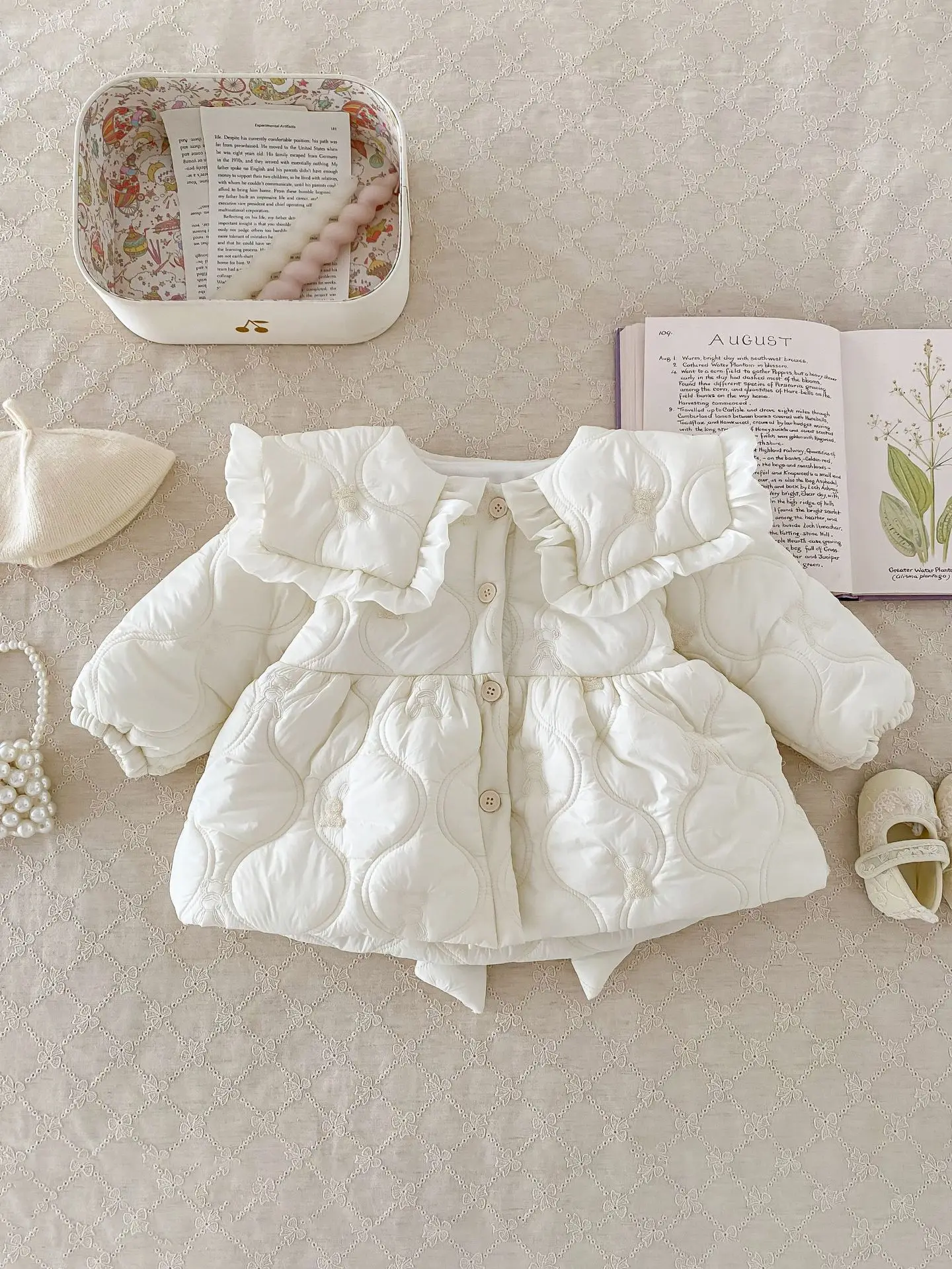 Veste en coton peluche pour filles, haut pour bébé, vêtements pour enfants, manteau en coton chaud, tenue d'hiver, nouvelle mode