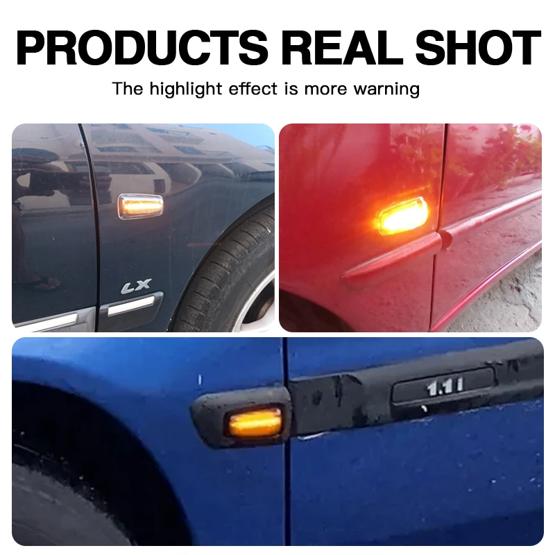 

2x для Peugeot 306 106 406 806 светодиодный динамический указатель поворота, боковой габаритный фонарь для Expert Partner Citroen Berlingo Jumpy Saxo Xantia