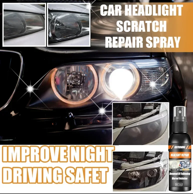 طقم تجديد سائل إصلاح المصابيح الأمامية للسيارة، سائل إصلاح المصباح الأمامي للسيارة مقاوم للاهتراء