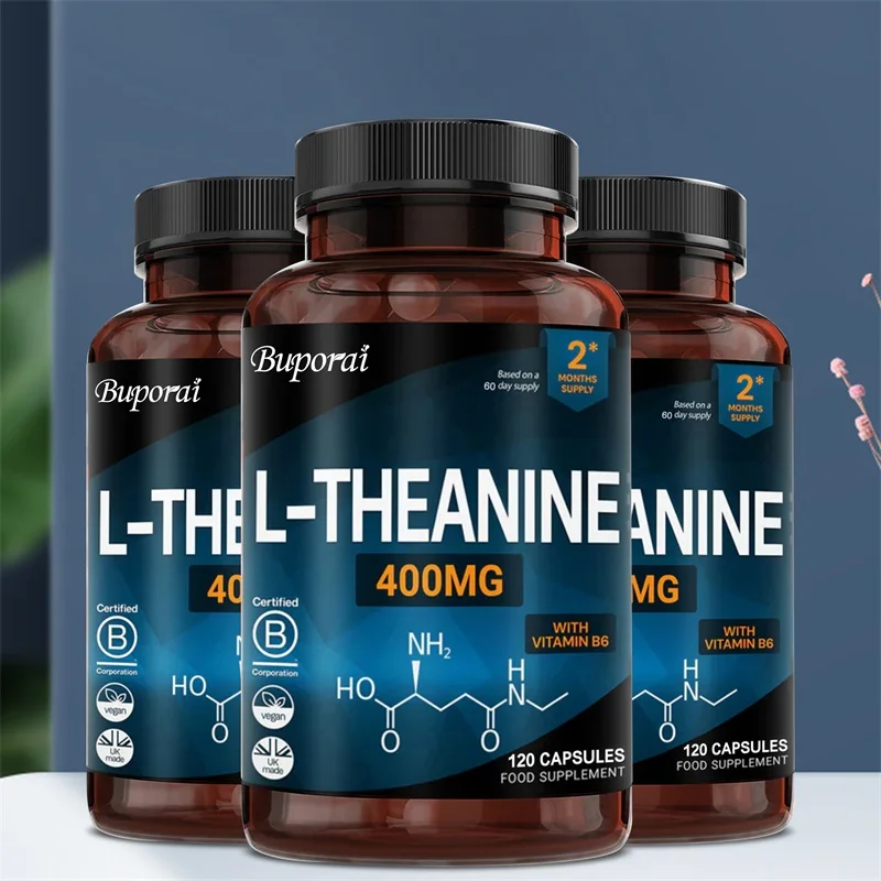 

L-Theanine 400MG — улучшение настроения и уменьшение тревоги, повышение концентрации и когнитивной функции.