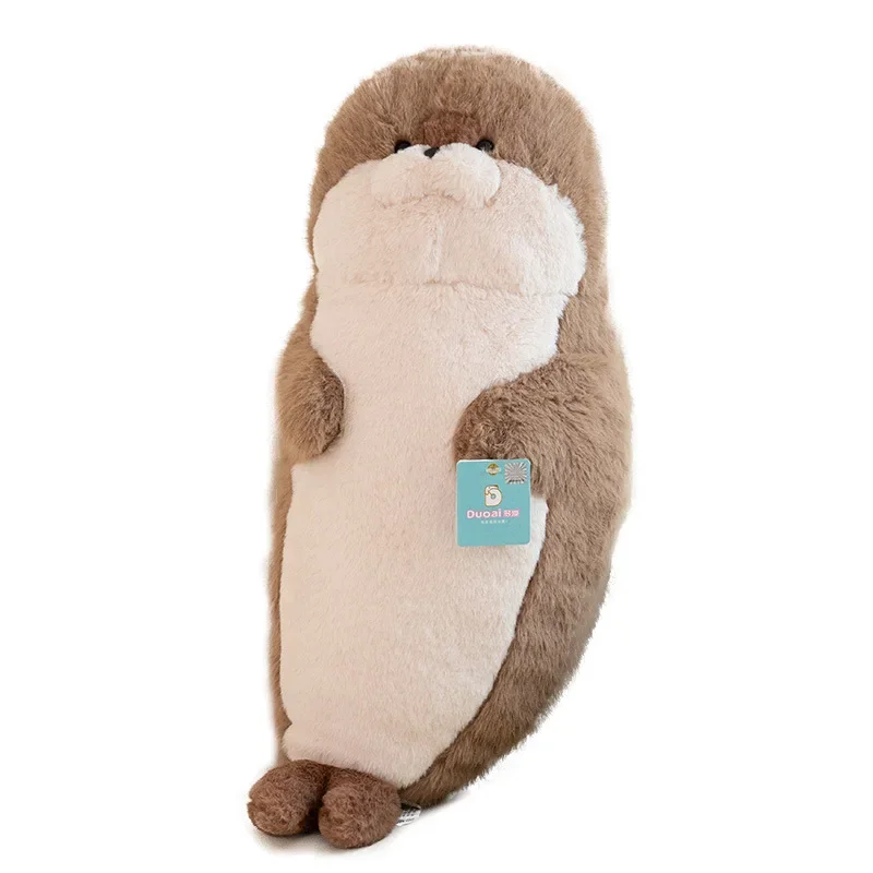 Animales de peluche de felpa de sello marino, juguete para dormir, muñeca de nutria marina Súper suave, regalo de cumpleaños para amigo