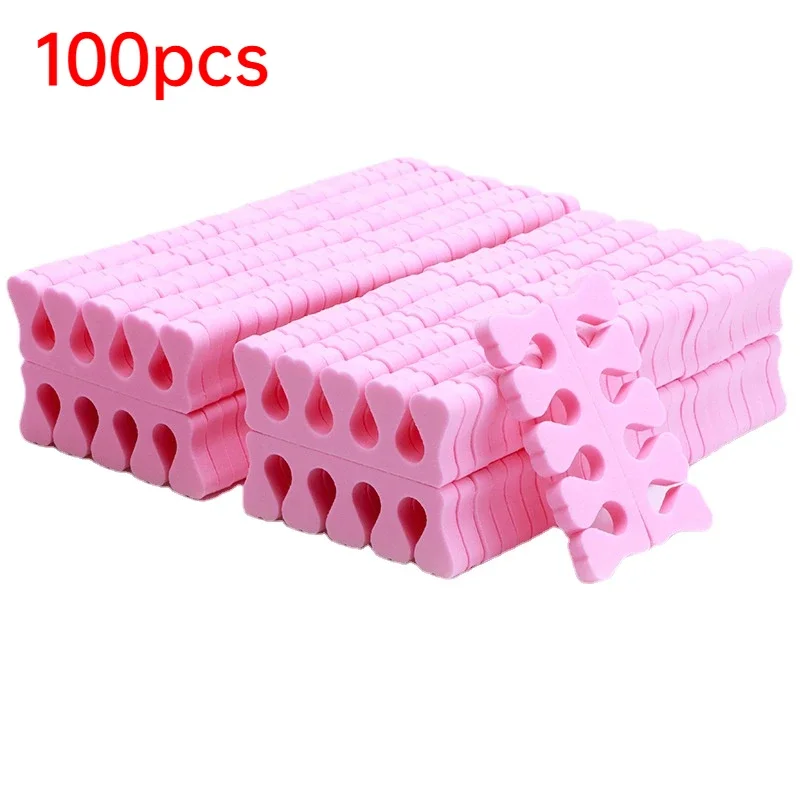 100.200 teile/paket Nail art Zehenspreizer Finger Füße Schwamm Weiche UV Gel Polnisch Schönheit Werkzeuge Maniküre Pediküre Pack Nagel Kits
