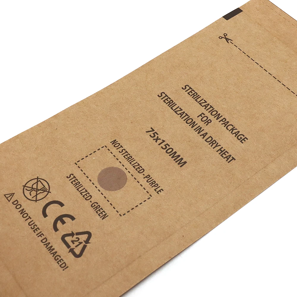 50/100Pcs Wholesale Disposable Dry Heat Sterilization Pouches Self Adhesive Seal Nail Tool Sterilizer Bag Manicure Tools Bag