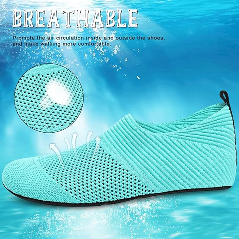 Mens Water Shoes Barefoot Quick-Dry Aqua Socks for Beach Swim Surf Water Sport