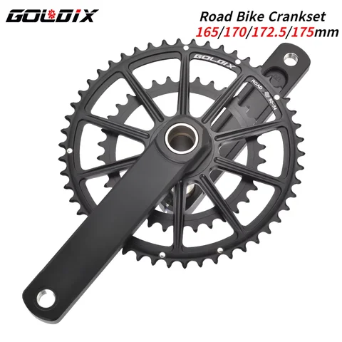 GOLDIX 50-34T/52-36T/53-39T Road Bike Crank Ultralight 22/20 speed crankset for SHIMANO SRAM 105 7020 8020 transmission