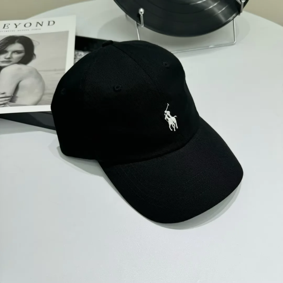 رالف لورين ‍ ‍ ‍ قبعات بيسبول بحروف للرجال والنساء، قبعات من اللباد، ماركات أزياء للحماية من الشمس، شينهان للخريف والشتاء