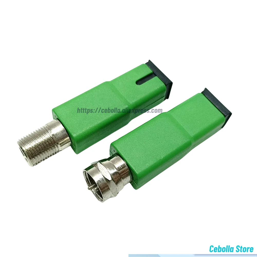 10pcs FTTH CATV Single 1550nm Male Optical Receiver 1310nm female MINI Node Passive Photoelectric Converter