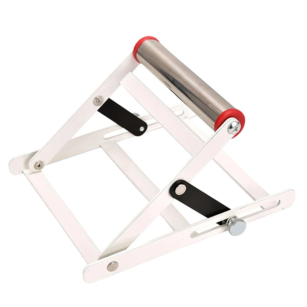 Table Saw Stand Foldable Metal Cutting Machine Work Support Stand Material Support Frame Workbench Lift Adjustable Roller Stand