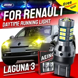 2x Car LED Blub Daytime Running Light DRL Canbus Error Free For Renault Laguna 3 III 2011 2012 2013 2014 2015 ice blue yellow