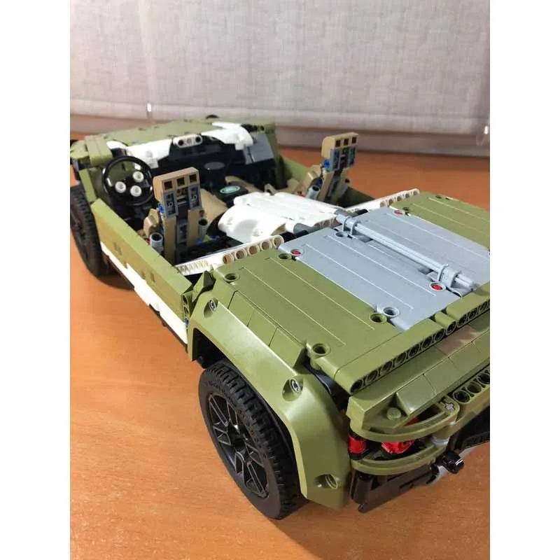42110 Type C Off-road Racing Car Compatible with MOC-81690, 1875 Pieces Building Block Toy Model DIY Children's Gift view 3