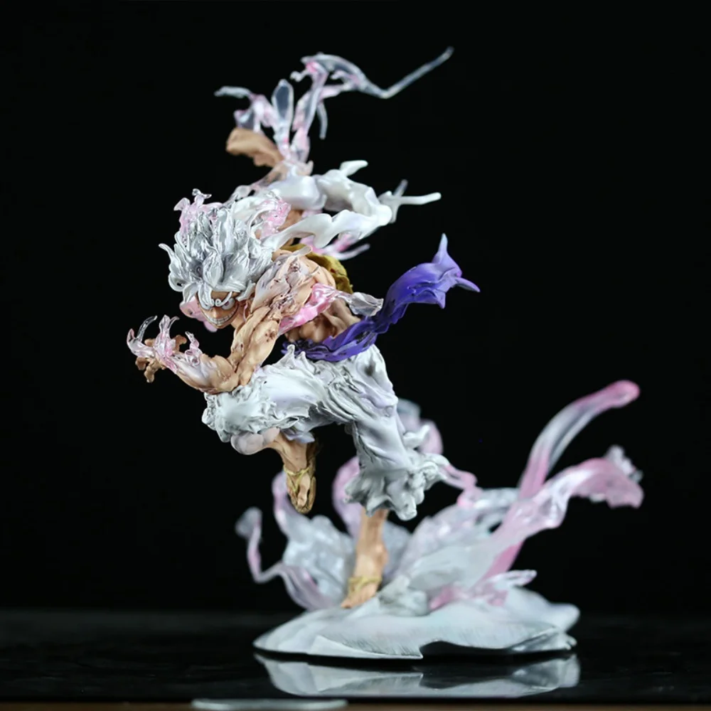 Anime One Piece Monkey·D·Luffy Sun God Nikka Fifth Gear Iron Curtain 2.0 Ver PVC Action Figure Collectible Model Doll Toy 22CM