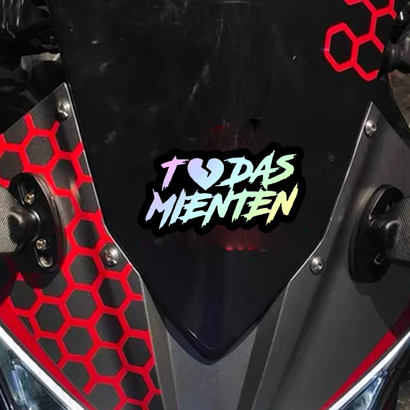 1PC TODAS MIENTEN Car Sticker Waterproof for Auto Window Body Vinyl Decal Funny Motorcycle Fuel Tank Fairing Durable Decoration