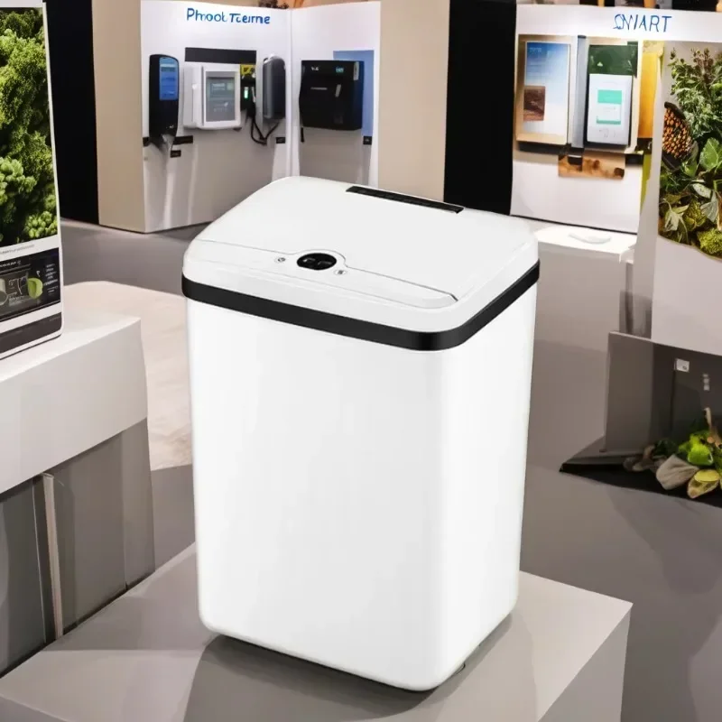 15L Plastic garbage bin Trash Can Dustbin  Waste Container Food Rubbish bin Recycler Waste bin