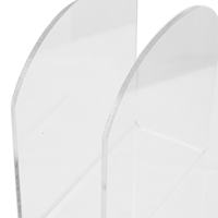 Acrylic Napkin Holder Clear Delicate Design Bathroom Kitchen Rack Tissue Stand Decorative Storage Paper Towel Container