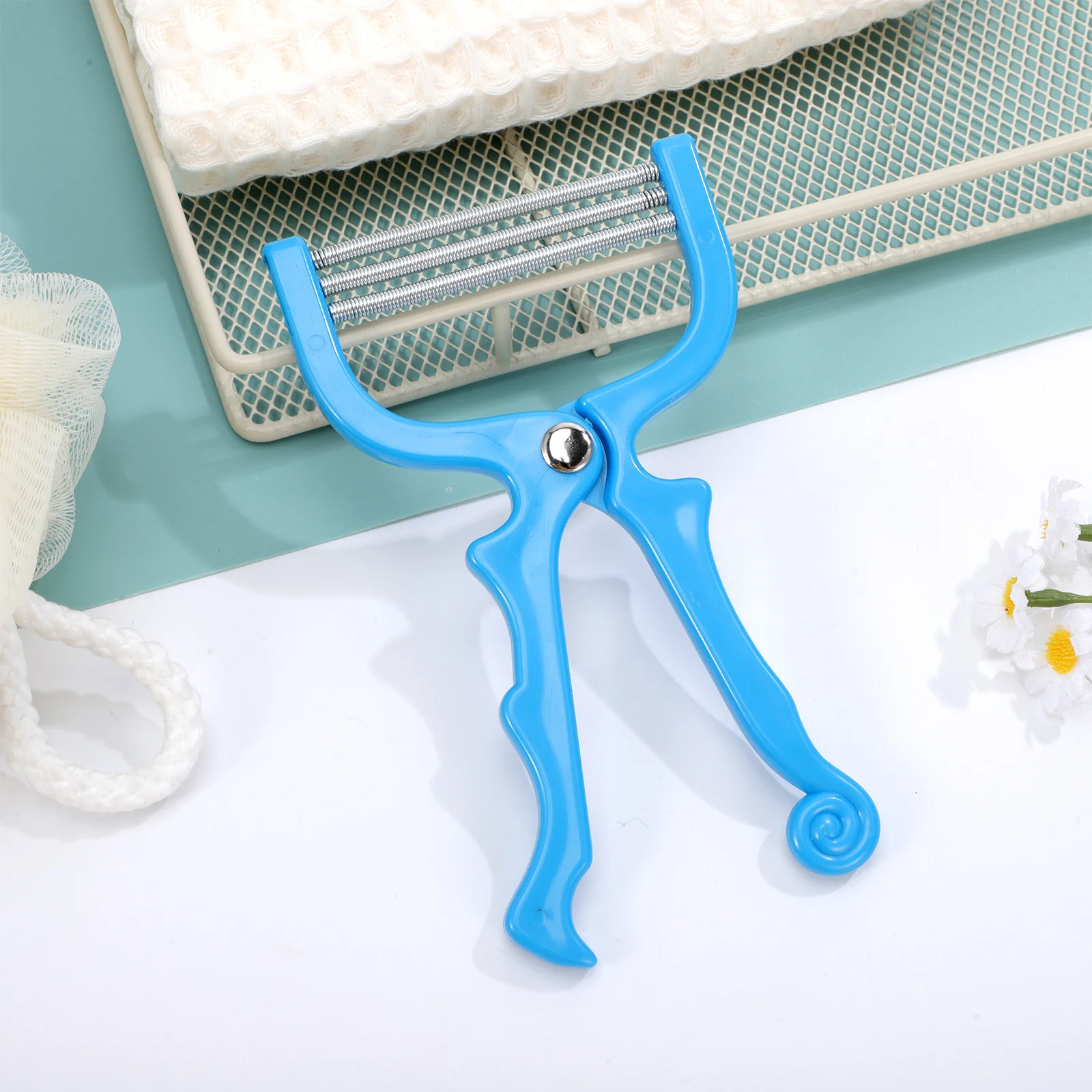 عصا إزالة شعر الوجه اليدوية عالية الجودة، عصا إزالة شعر الوجه الربيعية المحمولة خفيفة الوزن وسهلة الحمل، مزيل شعر الوجه الناعم