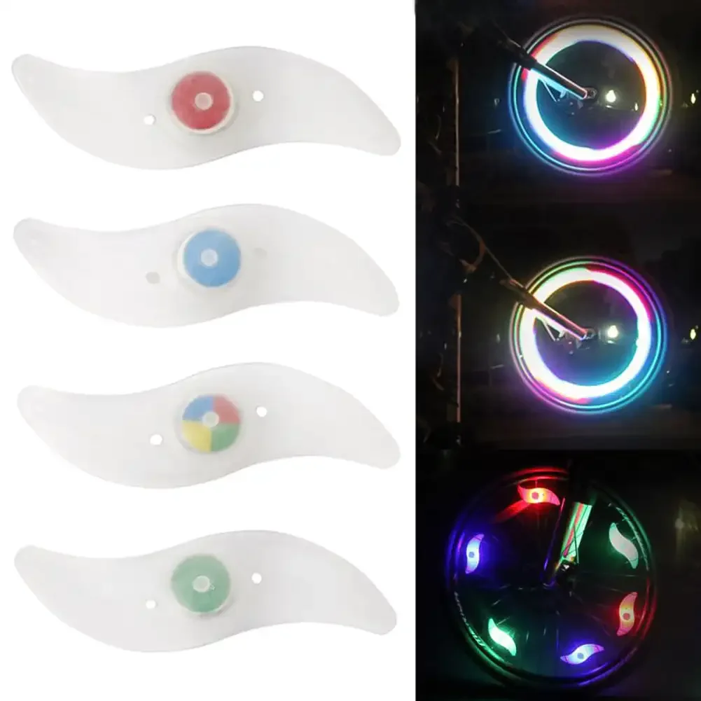 Bike Wheel Spoke Light Tire Lights 3 Mode LED Waterproof Bike Safety Warning Easy To Install Bicycle Accessories with Battery