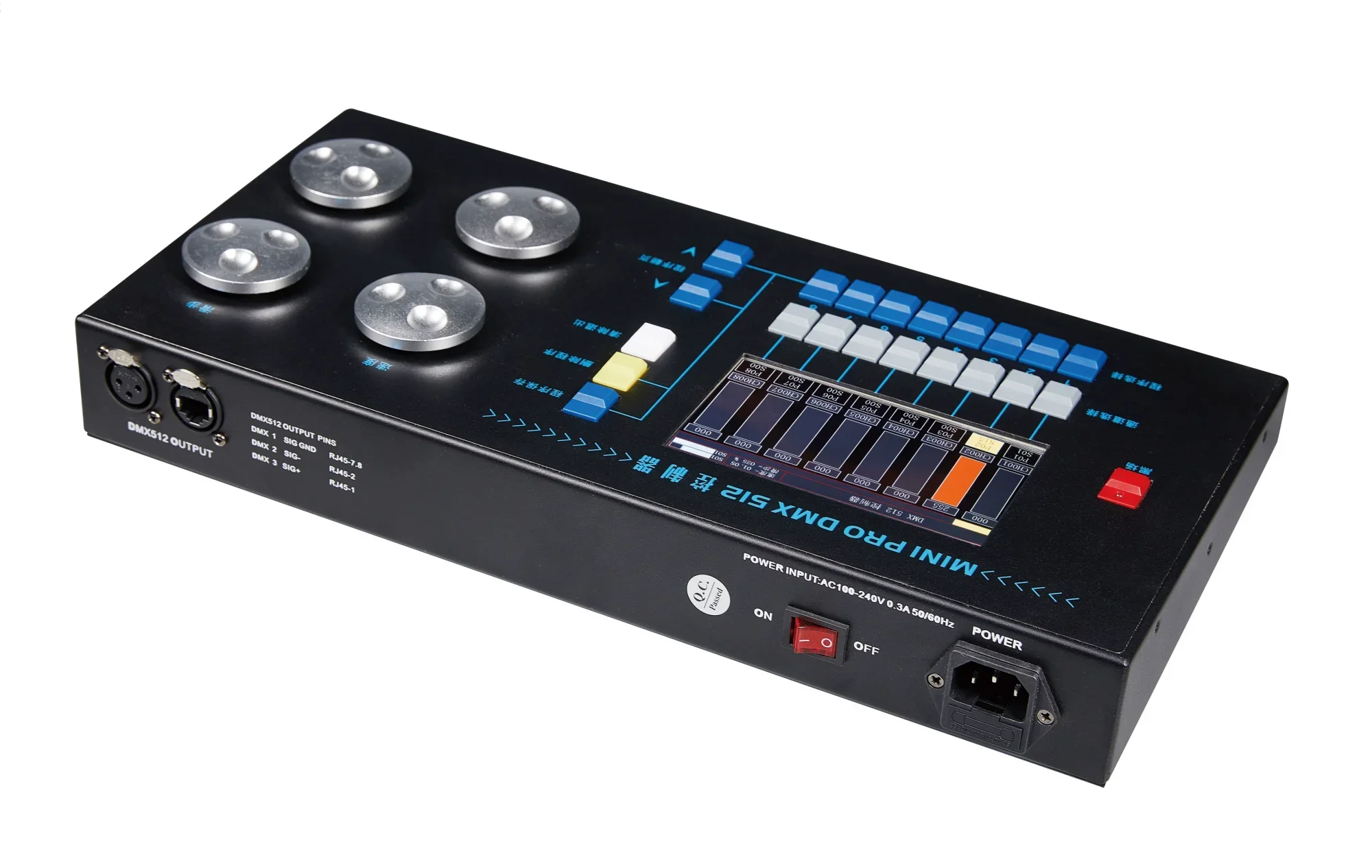 simar mini pro dmx512 touchscreen dimmer console controller voor videocamera licht