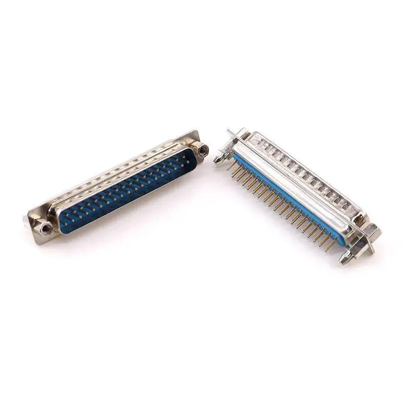 2 Stück DP9 Pin Rivet Fishhook Typ DB9/15/25/37 Stecker und Buchse Gerade Lötplatte Serieller Anschluss RS232 COM – Detail 20