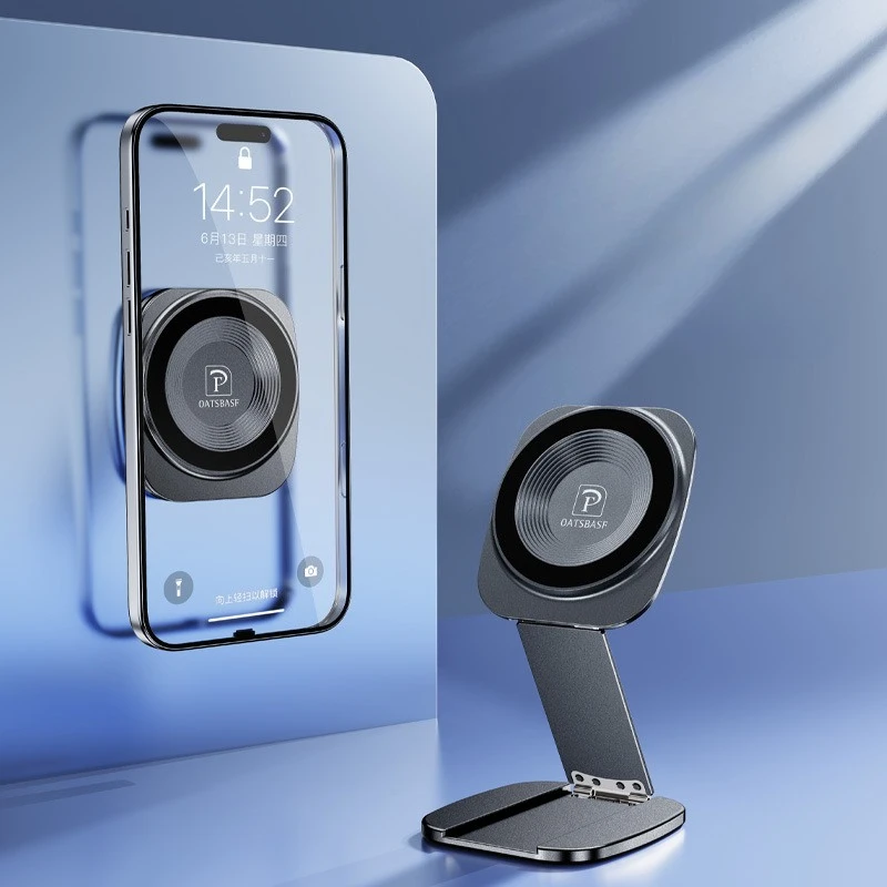 Высококачественный выбранный портативный мини-складной легко хранить магнитный держатель для телефона