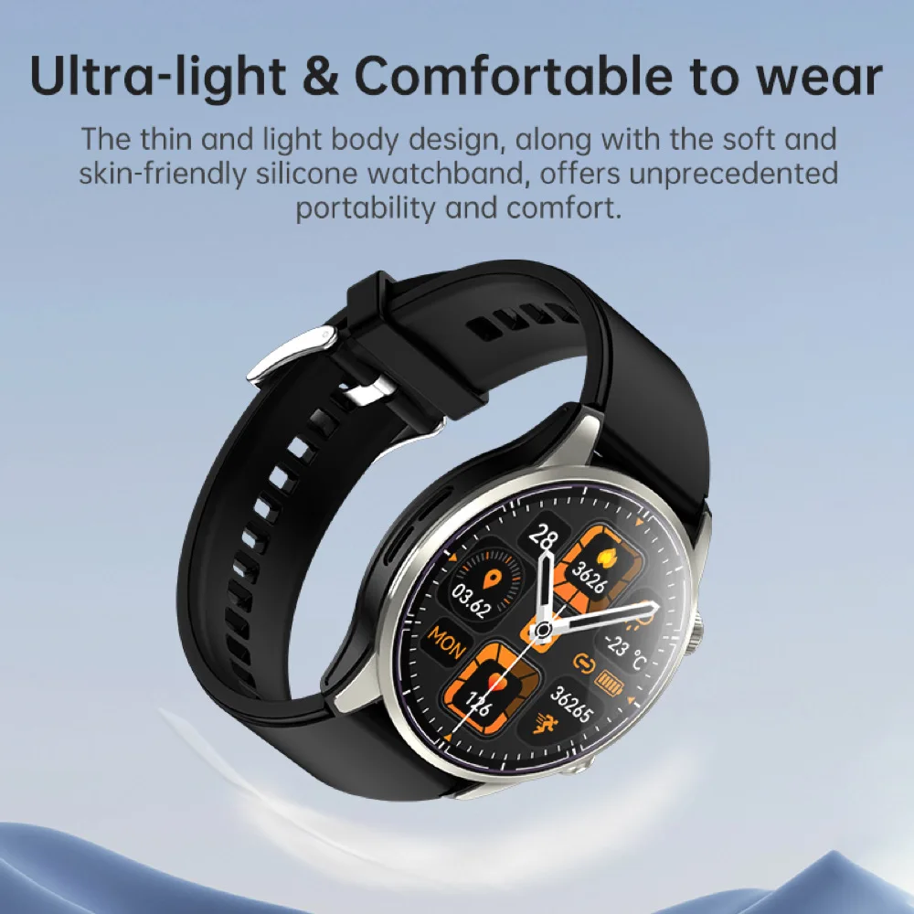 696 Beidou GPS posicionamiento deportes hombres mujeres relojes inteligentes al aire libre llamada de diente azul pantalla AMOLED salud reloj inteligente mensaje Push