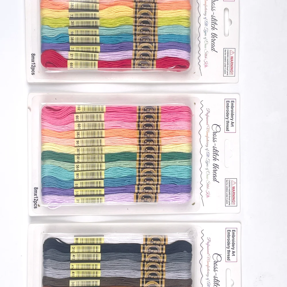 12 unidades/juego de hilo de b - Embroidery Craft reseña y precio